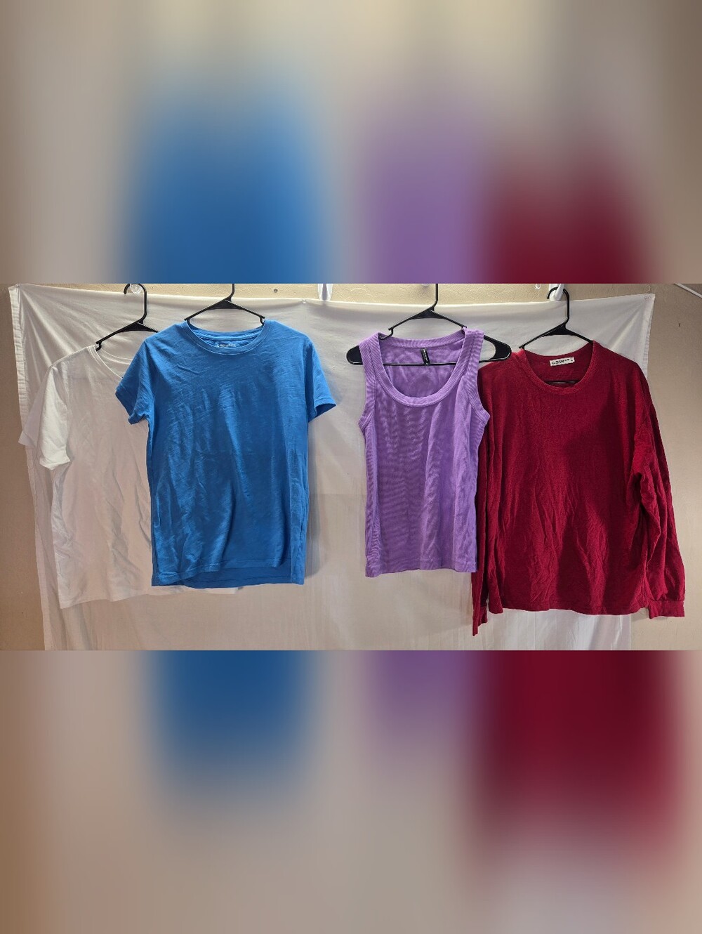 Lot of 4 American Giant Women's Large Short Sleeve Shirts NWOT